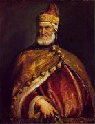 TIZIANO Vecellio Portrait of Doge Andrea Gritti ar oil painting